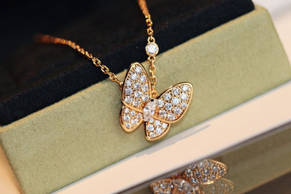 [Valéa jewellery]BUTTERFLY DIAMOND NECKLACE