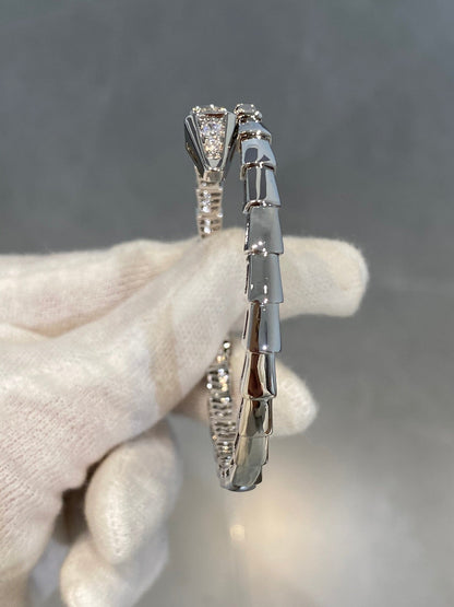 [Valéa jewellery]SERPENTI BRACELET DIAMONDS SILVER