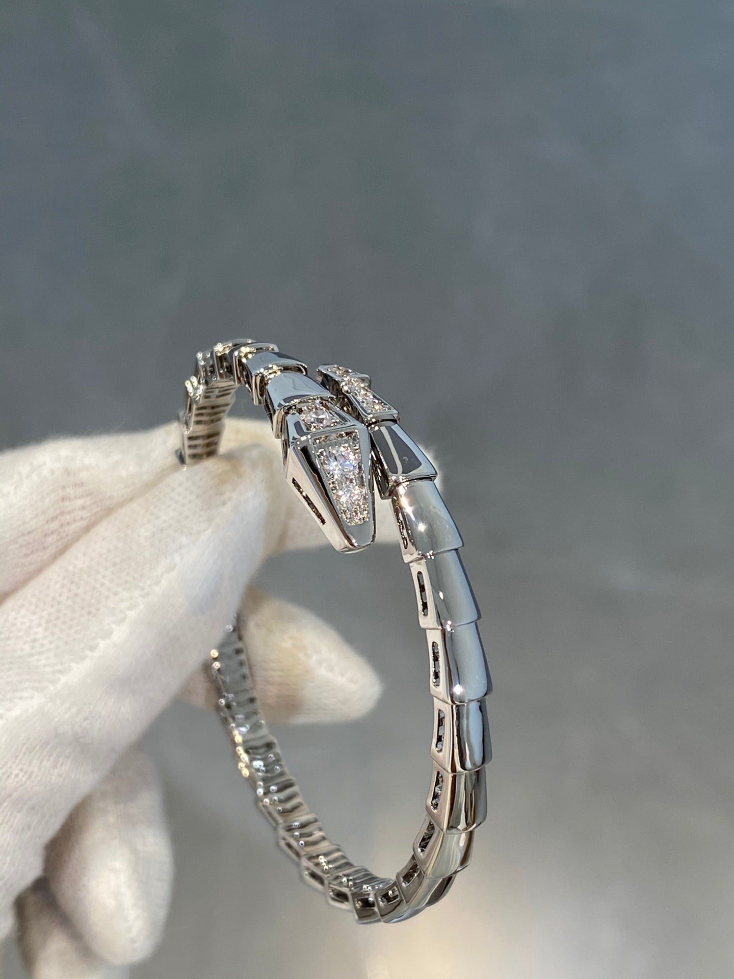 [Valéa jewellery]SERPENTI BRACELET DIAMONDS SILVER