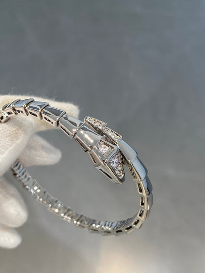 [Valéa jewellery]SERPENTI BRACELET DIAMONDS SILVER