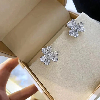 [Valéa jewellery]CLOVER COMOS DIAMOND EARRINGS SILVER