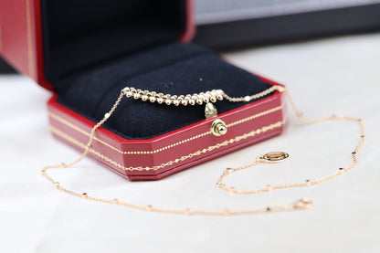 [Valéa jewellery]CLASH PINK GOLD NECKLACE