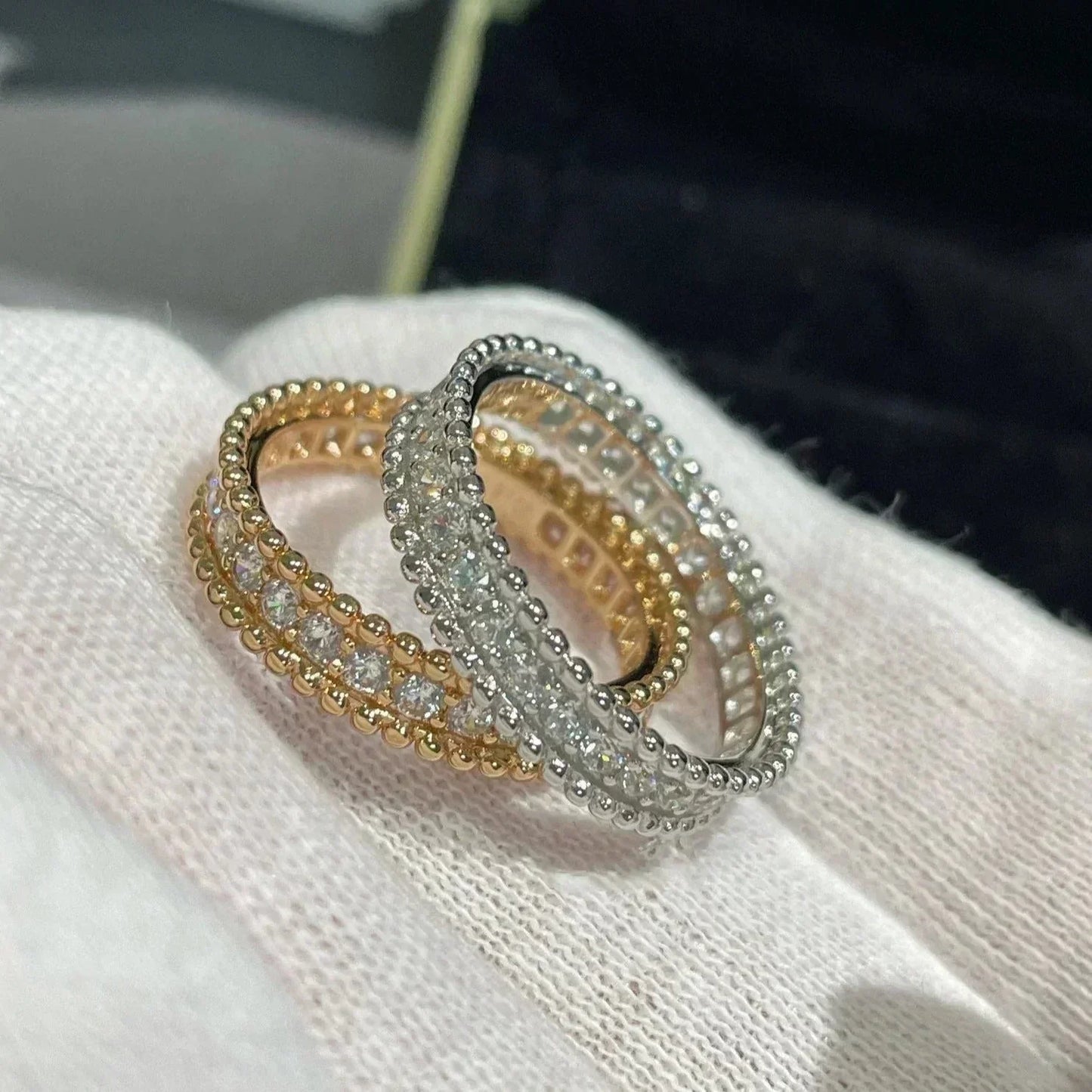 [Valéa jewellery]PERLEE DIAMOND ROSE GOLD RING