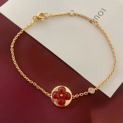 [valéa jewellery]SUN PEDANT CARNELIAN BRACELET