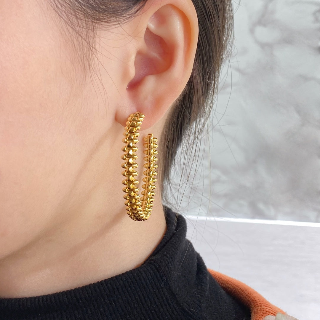 [Valéa jewellery]CLASH LARGE HOOP EARRINGS