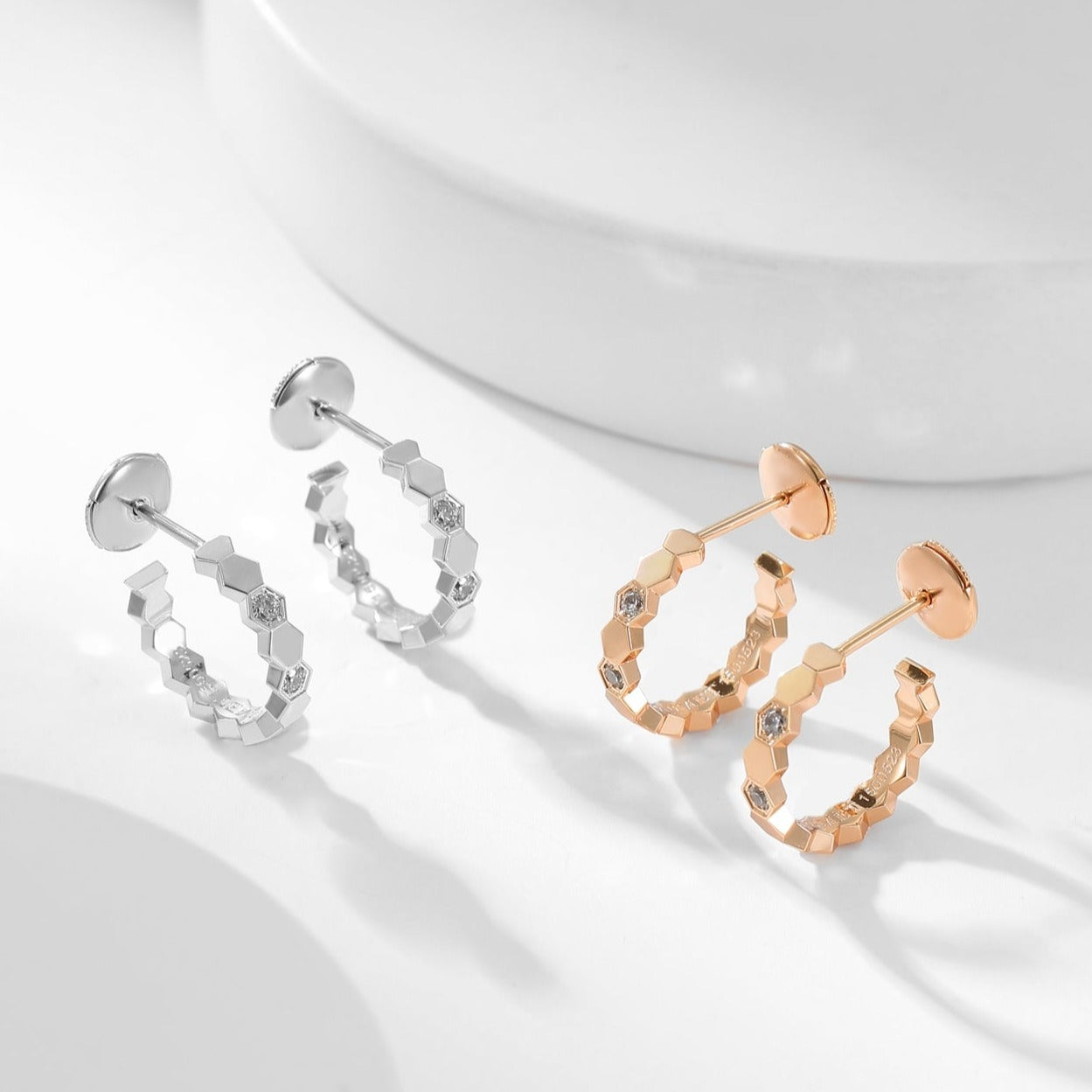 [Valéa jewellery]BEE LOVE DIAMOND HOOP EARRINGS