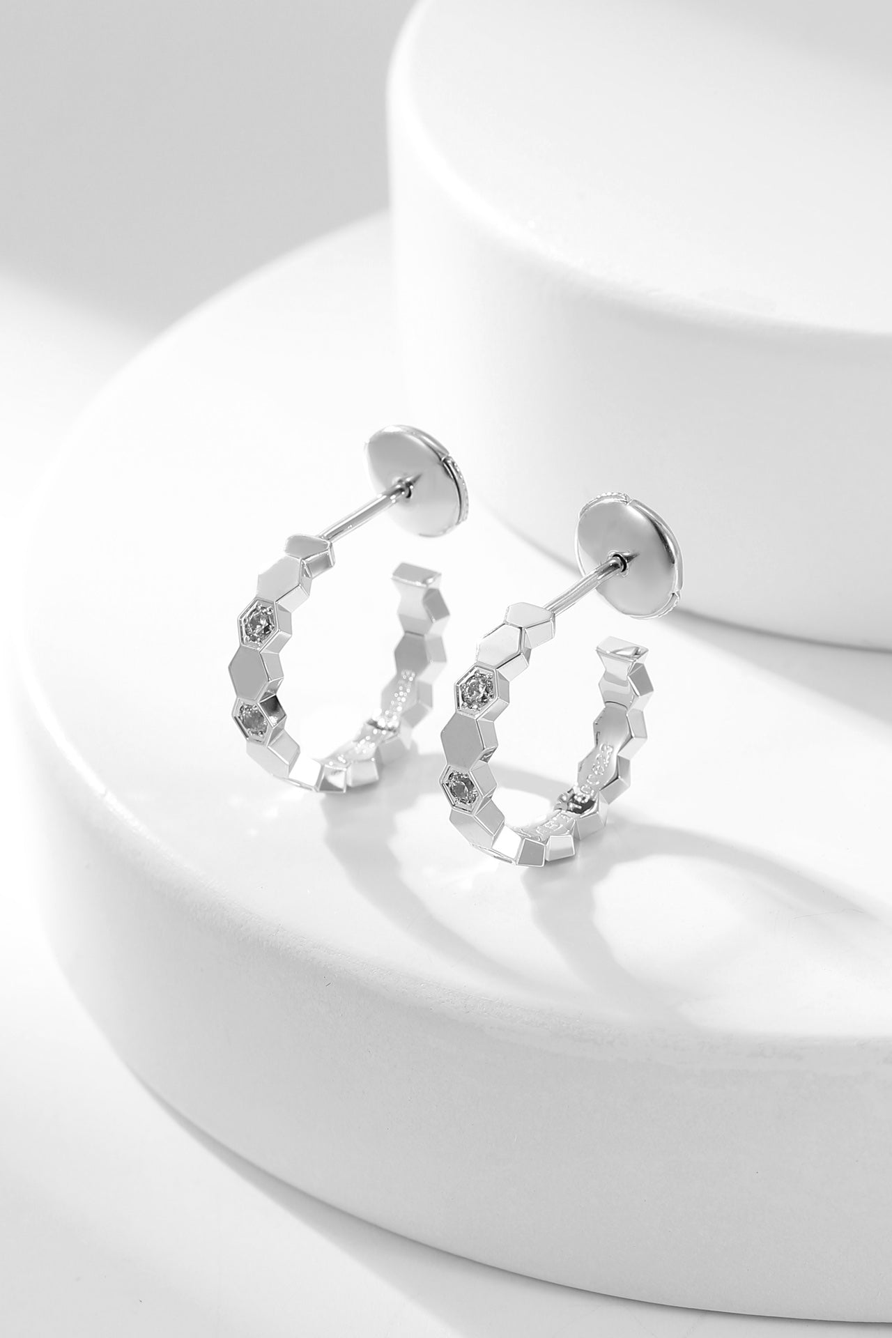 [Valéa jewellery]BEE LOVE DIAMOND HOOP EARRINGS