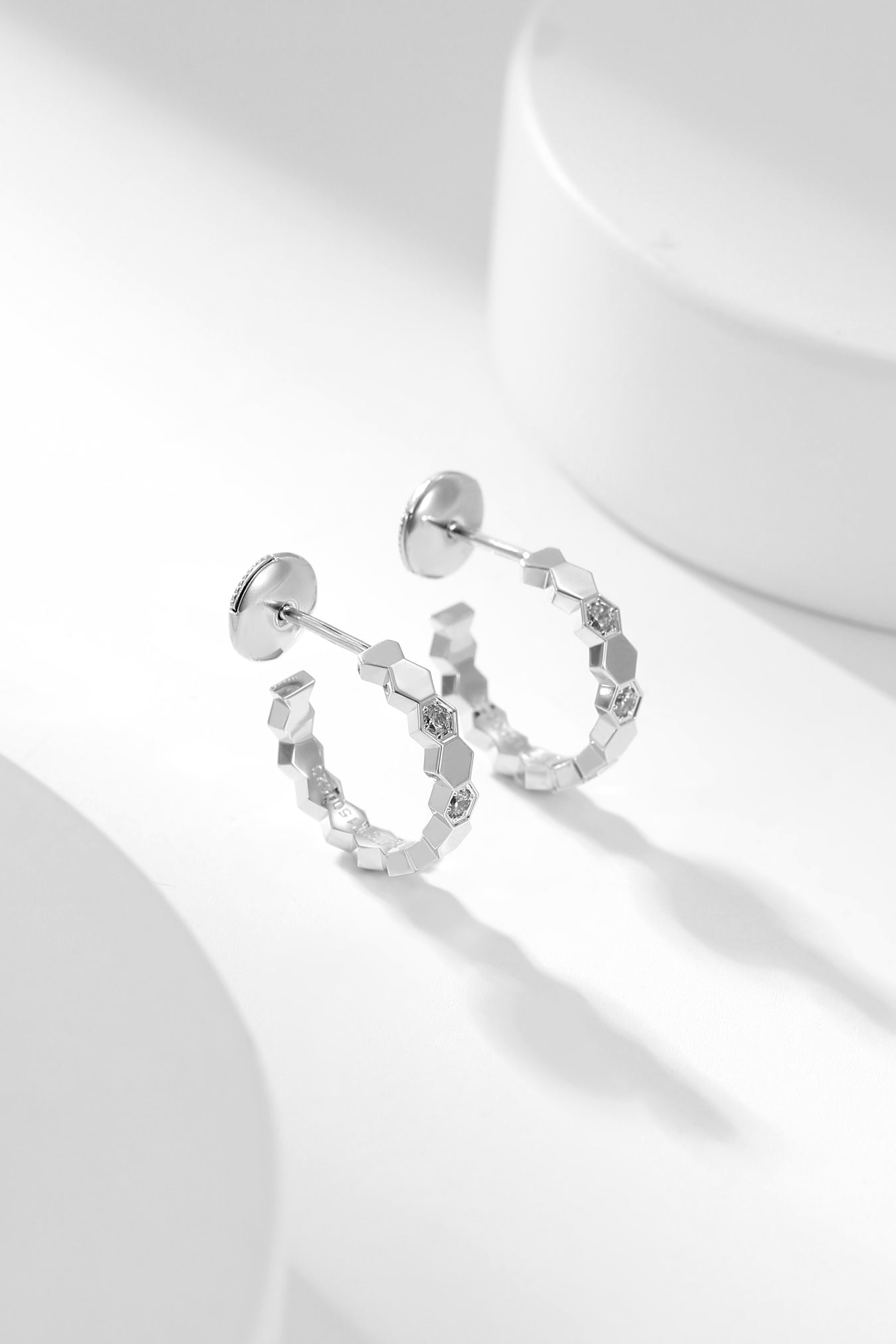 [Valéa jewellery]BEE LOVE DIAMOND HOOP EARRINGS