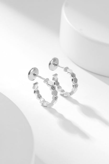 [Valéa jewellery]BEE LOVE DIAMOND HOOP EARRINGS