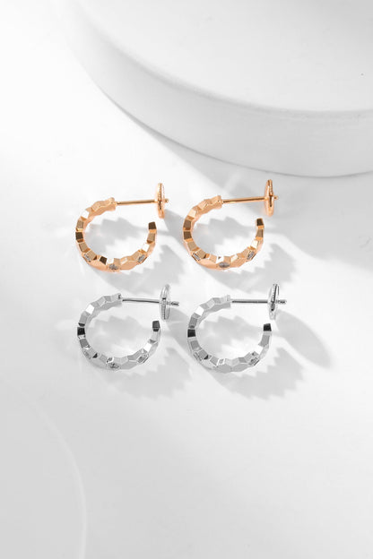 [Valéa jewellery]BEE LOVE DIAMOND HOOP EARRINGS