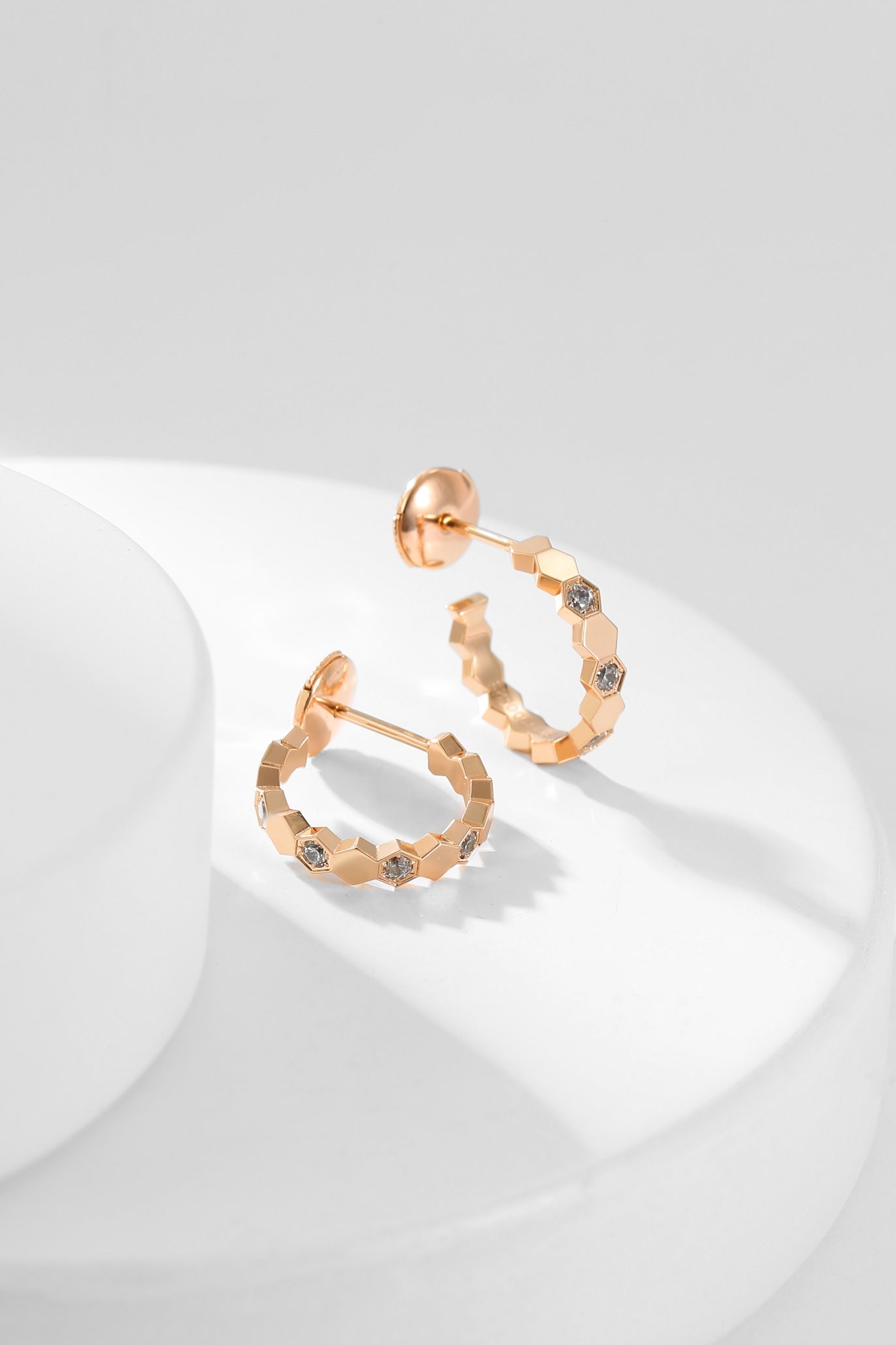 [Valéa jewellery]BEE LOVE DIAMOND HOOP EARRINGS