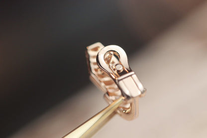 [Valéa jewellery]SERPENT PINK GOLD DIAMOND EARRINGS