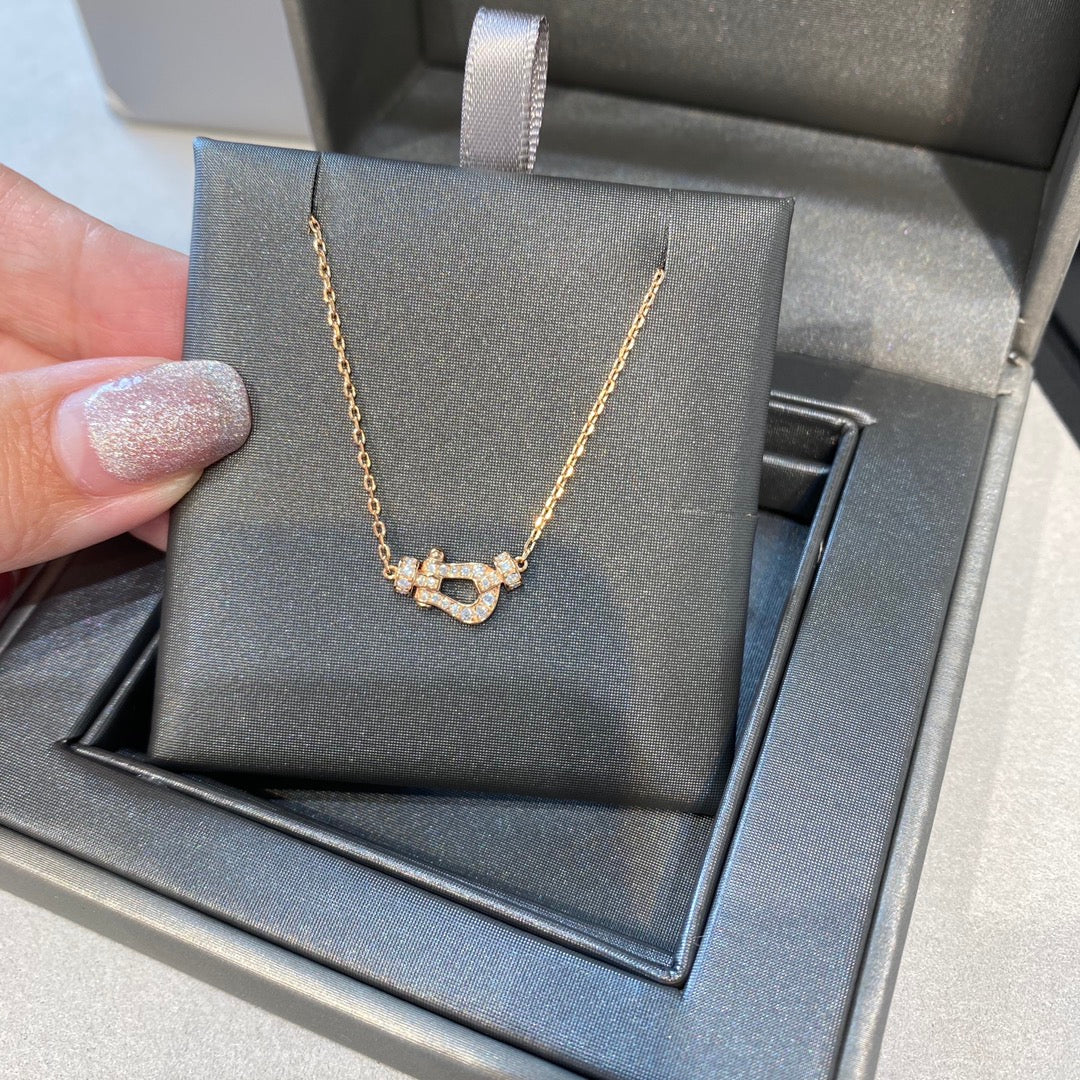 [Valéa jewellery]FORCE 10 DIAMOND PINK GOLD NECKLACE MINI MODEL