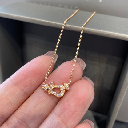 [Valéa jewellery]FORCE 10 DIAMOND PINK GOLD NECKLACE MINI MODEL