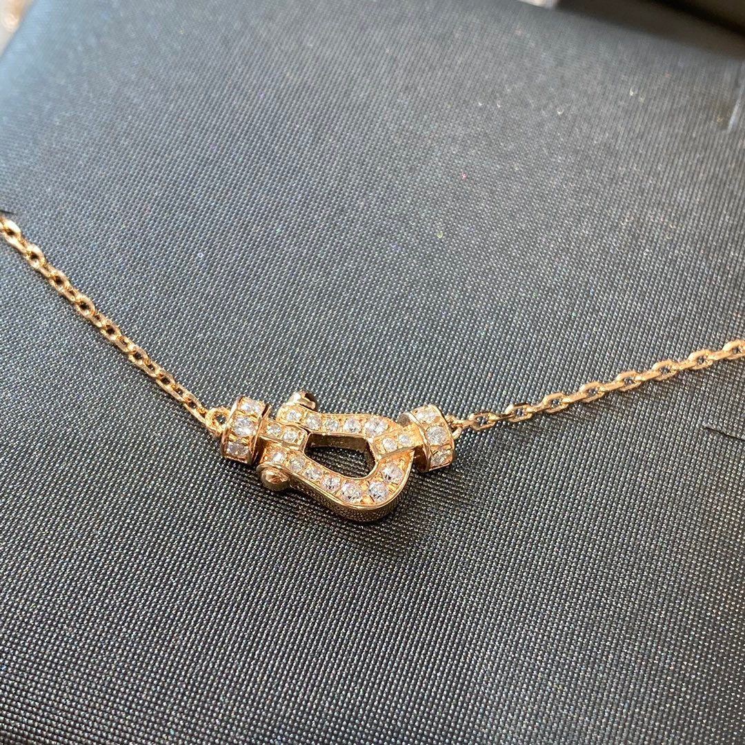 [Valéa jewellery]FORCE 10 DIAMOND PINK GOLD NECKLACE MINI MODEL