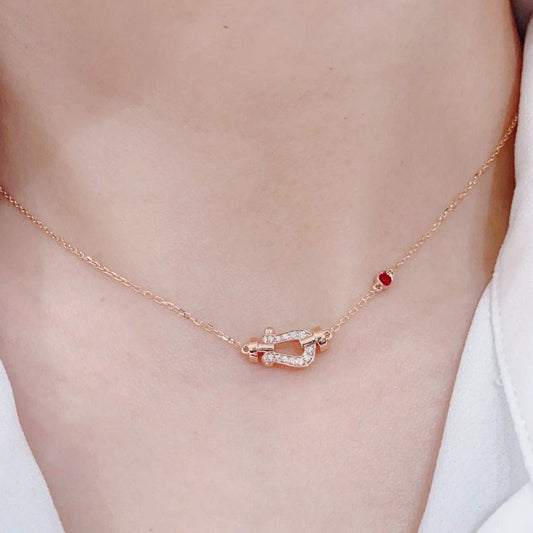 [Valéa jewellery]FORCE 10 DIAMOND PINK GOLD NECKLACE