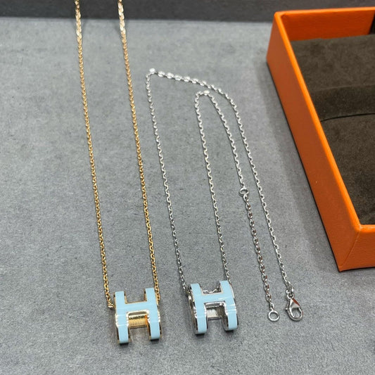 [Valéa jewellery]POP H SKY BLUE NECKLACE