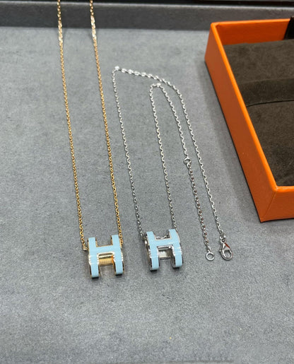 [Valéa jewellery]POP H SKY BLUE NECKLACE