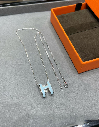 [Valéa jewellery]POP H SKY BLUE NECKLACE