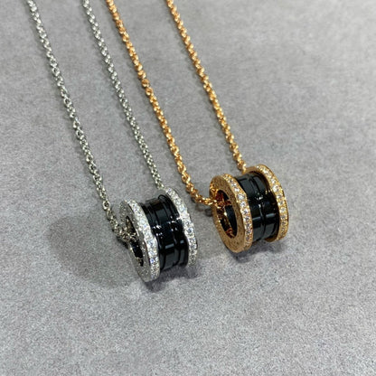 [valéa jewellery]ZERO 1 DIAMOND CERAMIC NECKLACE