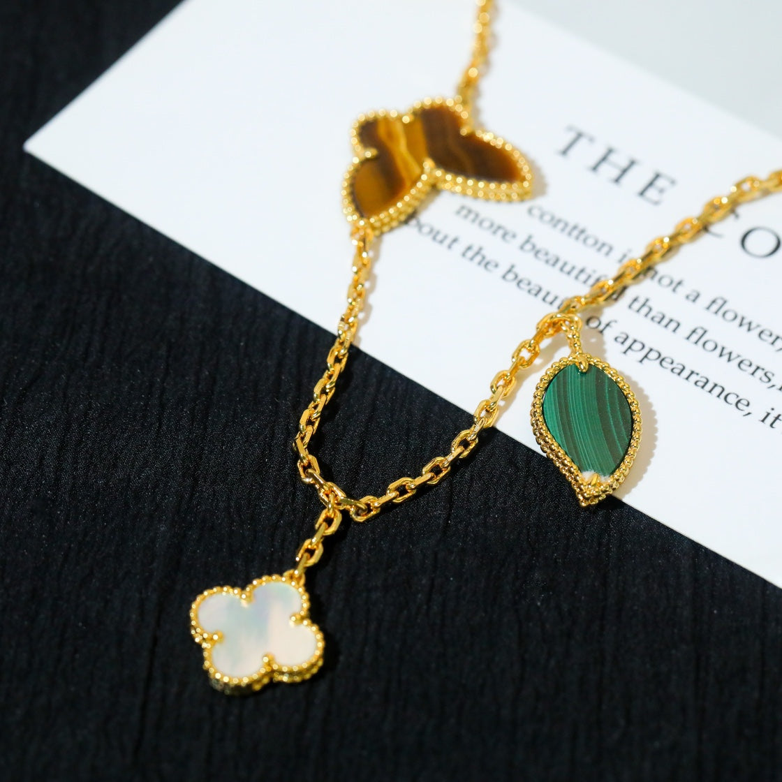 [Valéa jewellery]LUCKY SPRING 5 MOTIF GOLD BRACELET