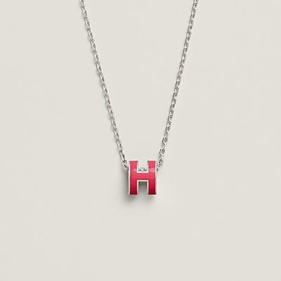 [Valéa jewellery]H NECKLACE PINK