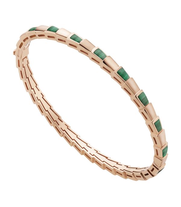 [Valéa jewellery]SERPENTI BRACELET PINK GOLD MALACHITE