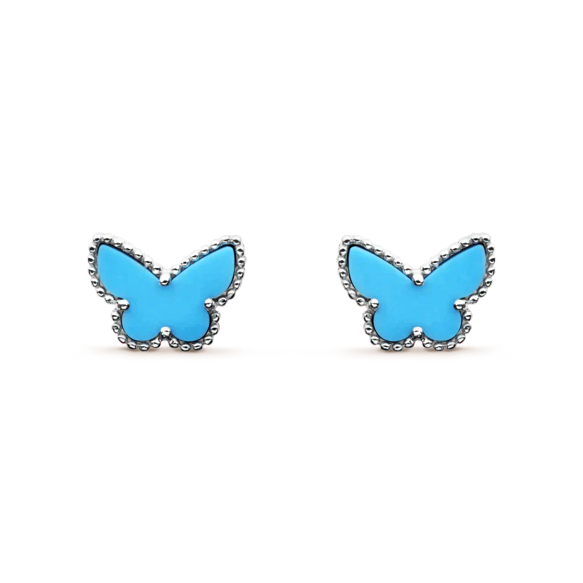 [Valéa jewellery]BUTTERFLY TURQUOISE EARRINGS SILVER