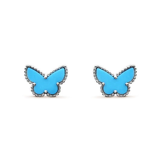 [Valéa jewellery]BUTTERFLY TURQUOISE EARRINGS SILVER