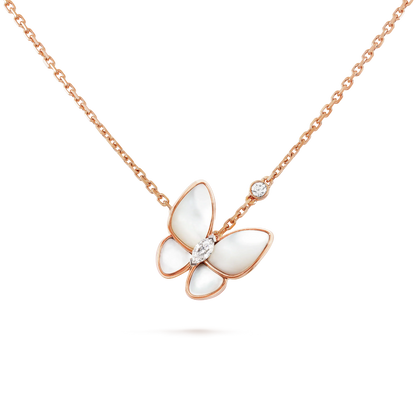 [Valéa jewellery]BUTTERFLY MOP DIAMOND NECKLACE