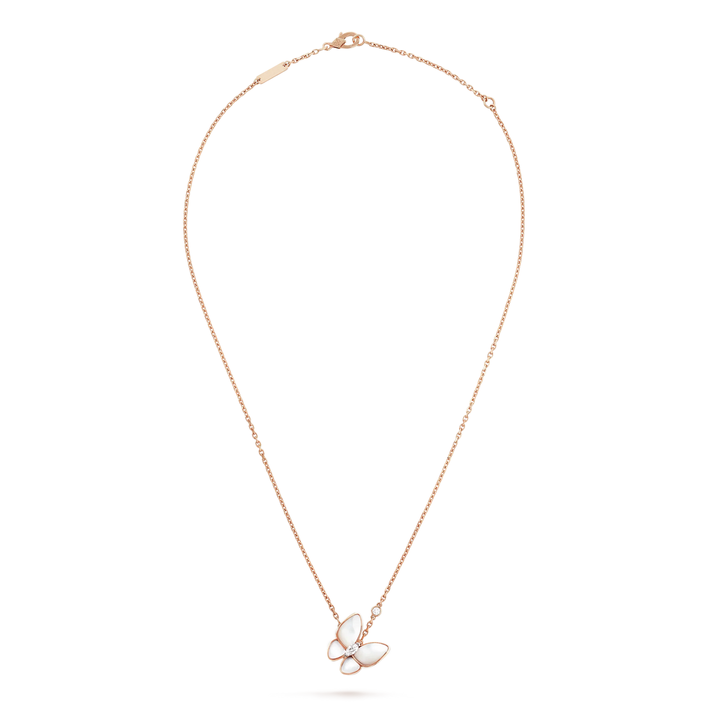 [Valéa jewellery]BUTTERFLY MOP DIAMOND NECKLACE