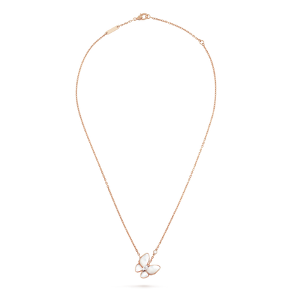 [Valéa jewellery]BUTTERFLY MOP DIAMOND NECKLACE