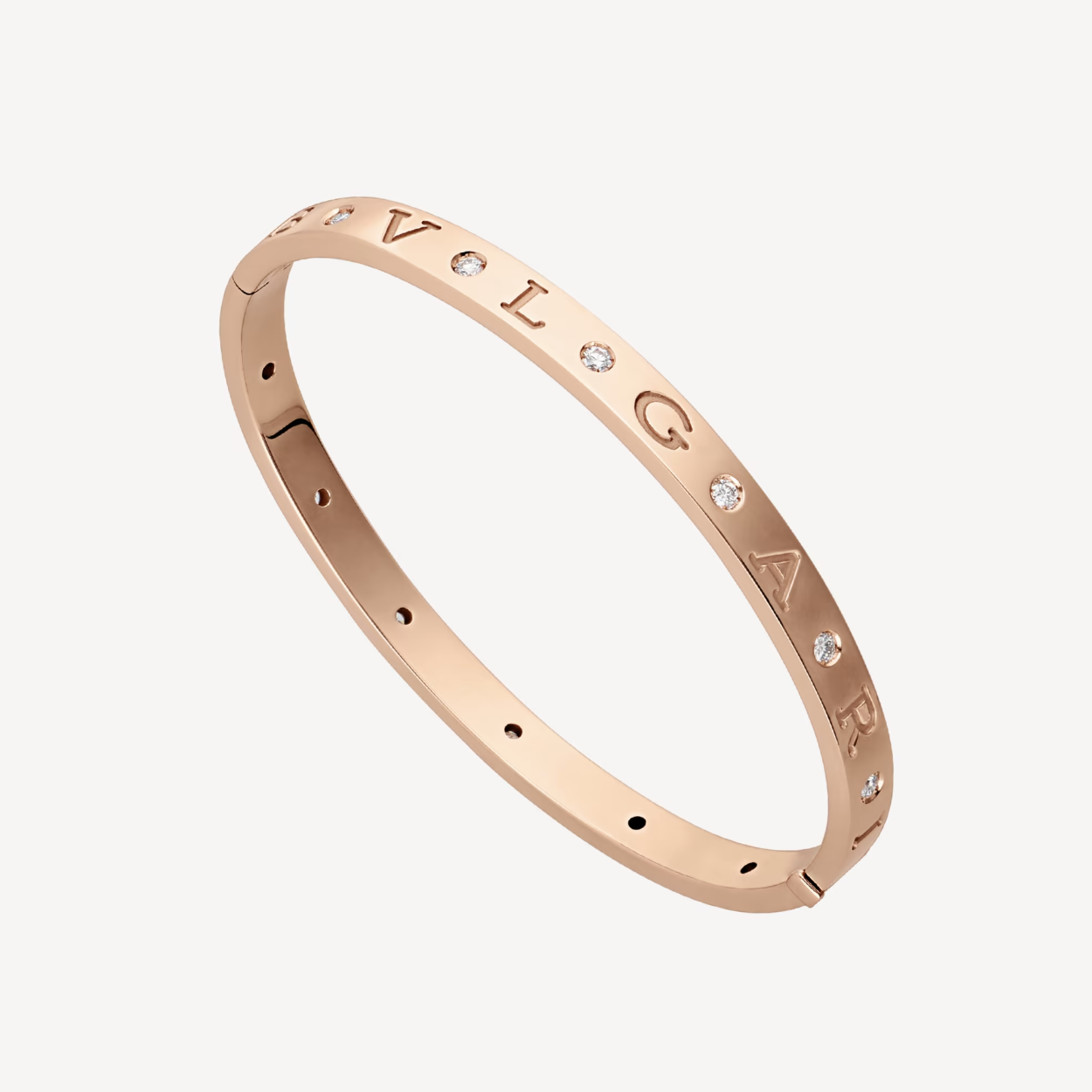 [valéa jewellery]ZERO 1 PINK GOLD 12 DIAMONDS BRACELET