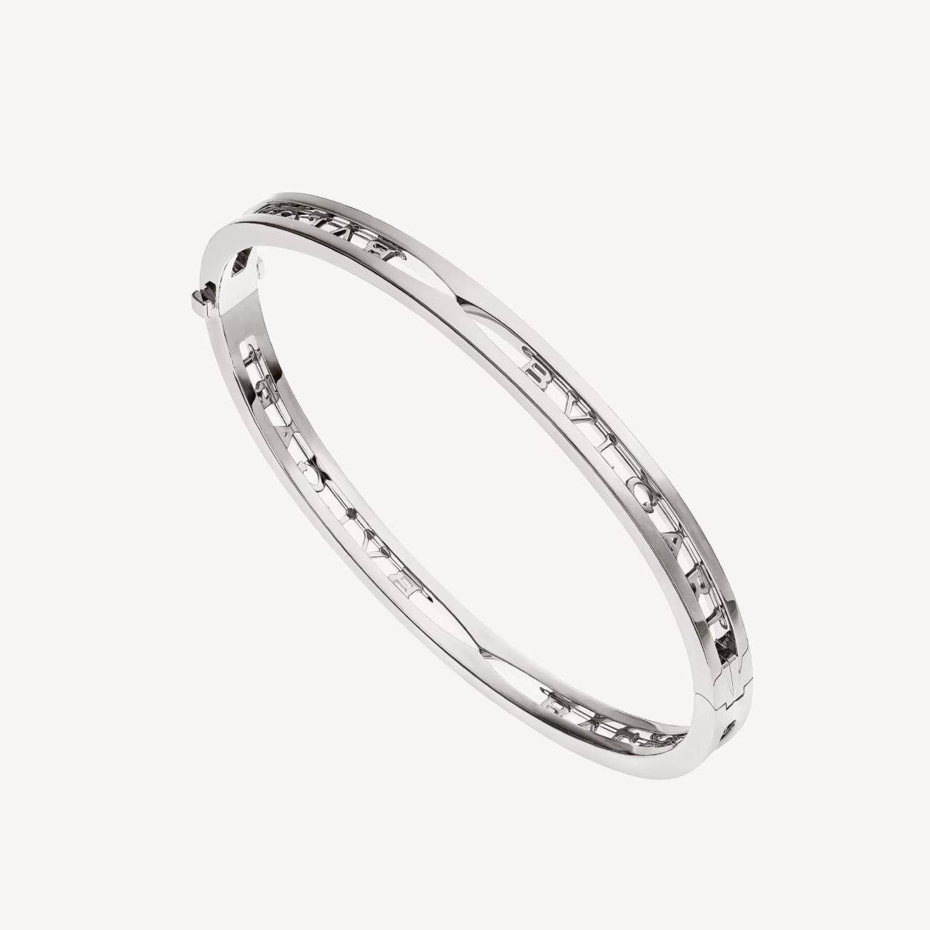 [valéa jewellery]ZERO 1 SPIRAL LOGO SILVER BRACELET