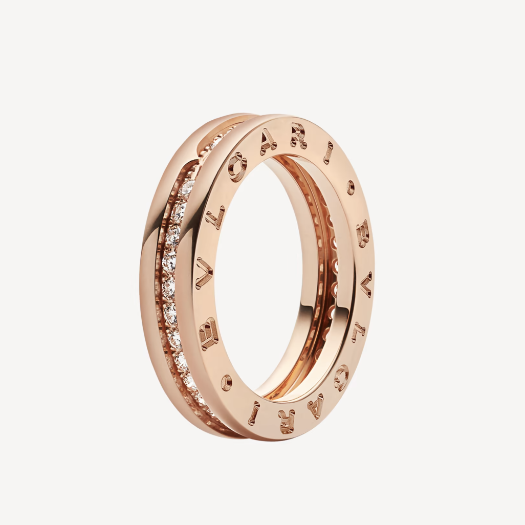 [valéa jewellery]ZERO 1 ONE-BAND PAVED DIAMONDS ON THE SPIRAL RING