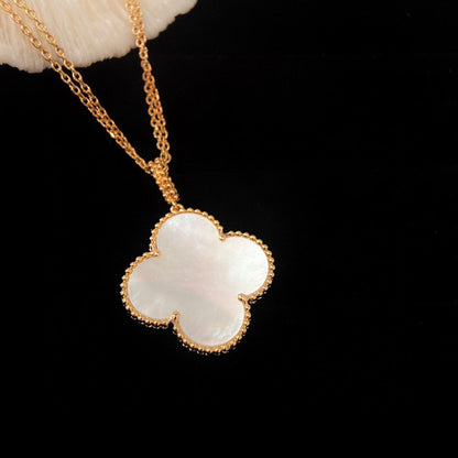 [Valéa jewellery]CLOVER 25MM MOP LARGE PENDANT NECKLACE