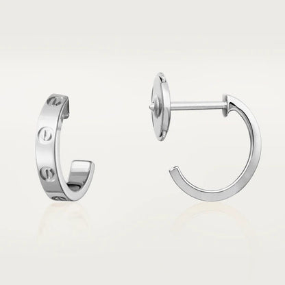 [Valéa jewellery]LOVE EARRINGS 2.65MM SILVER