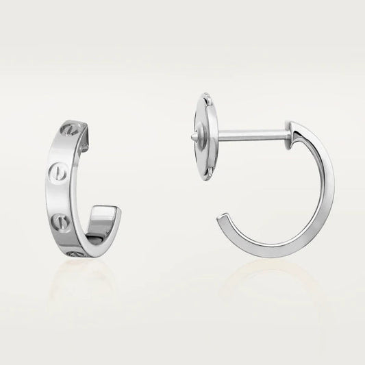 [Valéa jewellery]LOVE EARRINGS 2.65MM SILVER