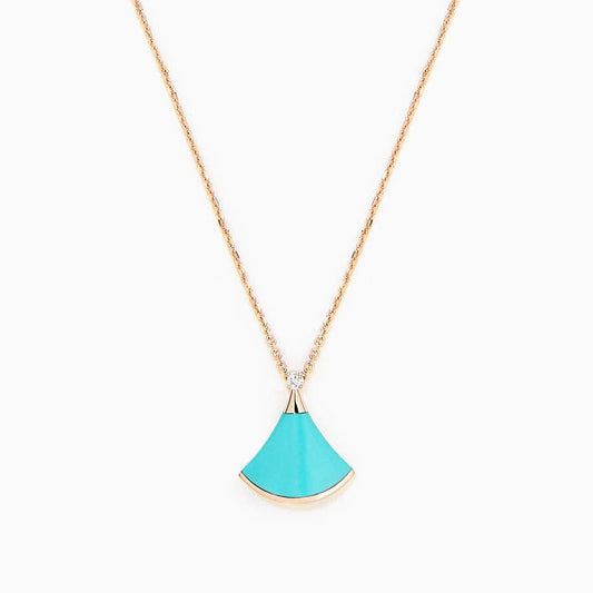 [Valéa jewellery]DREAM NECKLACE TURQUOISE PINK GOLD