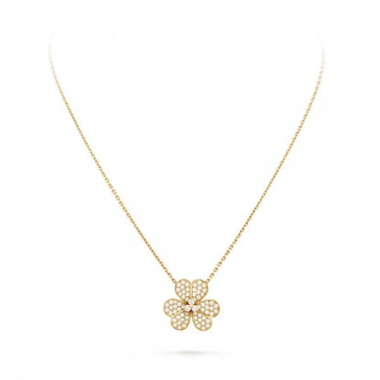 [Valéa jewellery]FLOWER DIAMOND NECKLACE