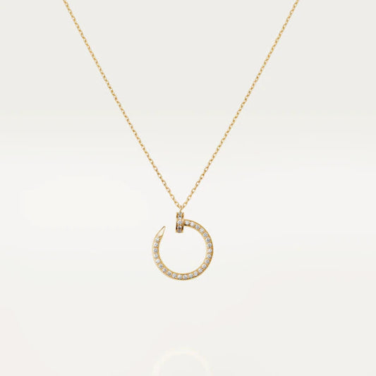 [Valéa jewellery]JUSTE NECKLACE GOLD DIAMONDS