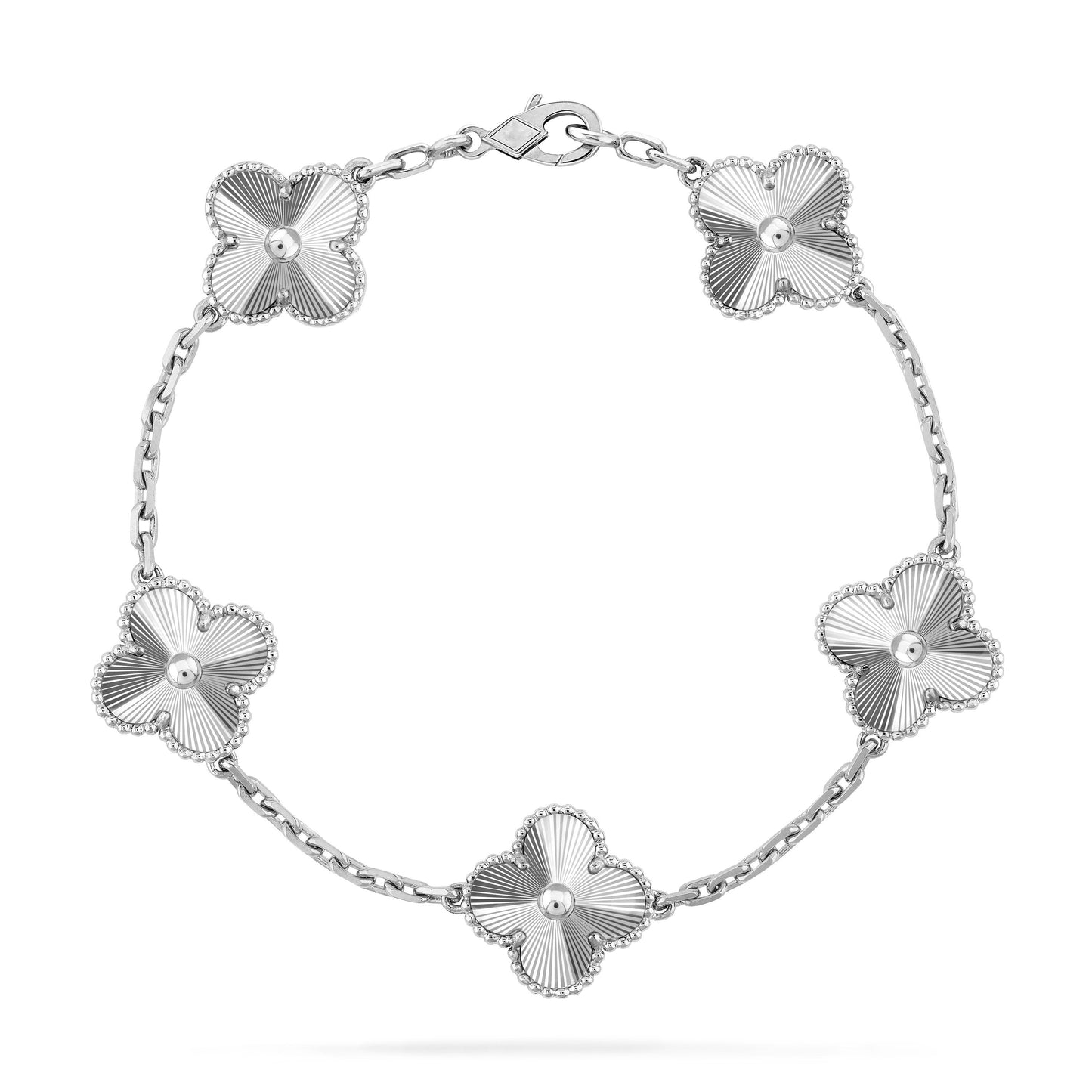 [Valéa jewellery]CLOVER SILVER 5 MOTIFS BRACELET