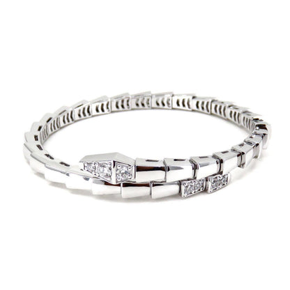 [Valéa jewellery]SERPENTI BRACELET DIAMONDS SILVER