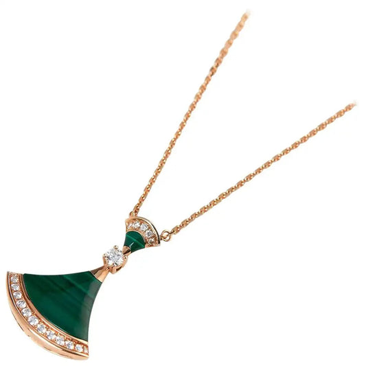 [Valéa jewellery]DREAM NECKLACE MALACHITE DIAMOND