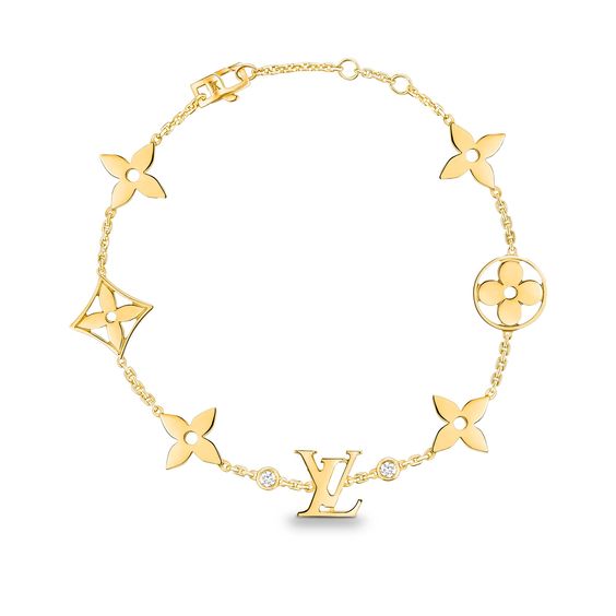 [valéa jewellery]STAR AND SUN 7 MOTIFS GOLD BRACELET