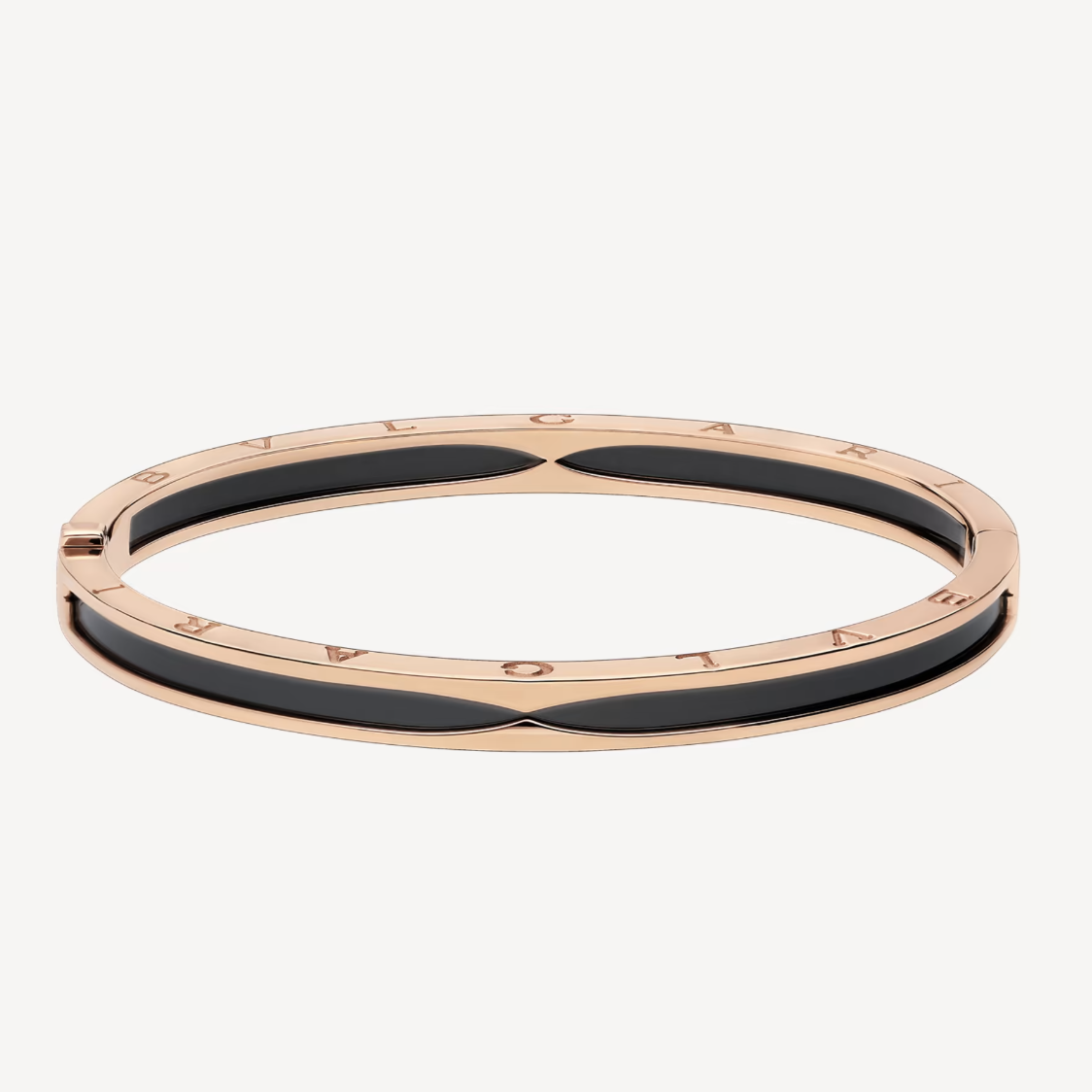 [valéa jewellery]ZERO 1 PINK GOLD WITH BLACK CERAMIC BRACELET