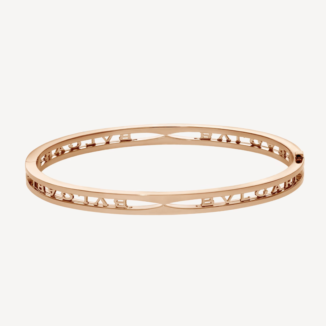 [valéa jewellery]ZERO 1 SPIRAL LOGO PINK GOLD BRACELET