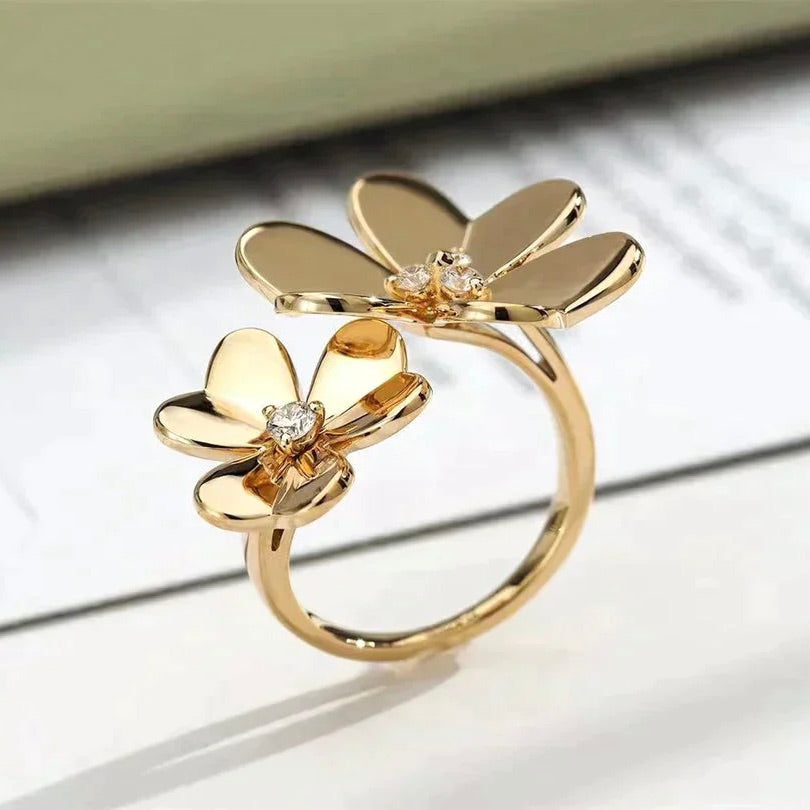 [Valéa jewellery]CLOVER COMOS GOLD DIAMOND RING