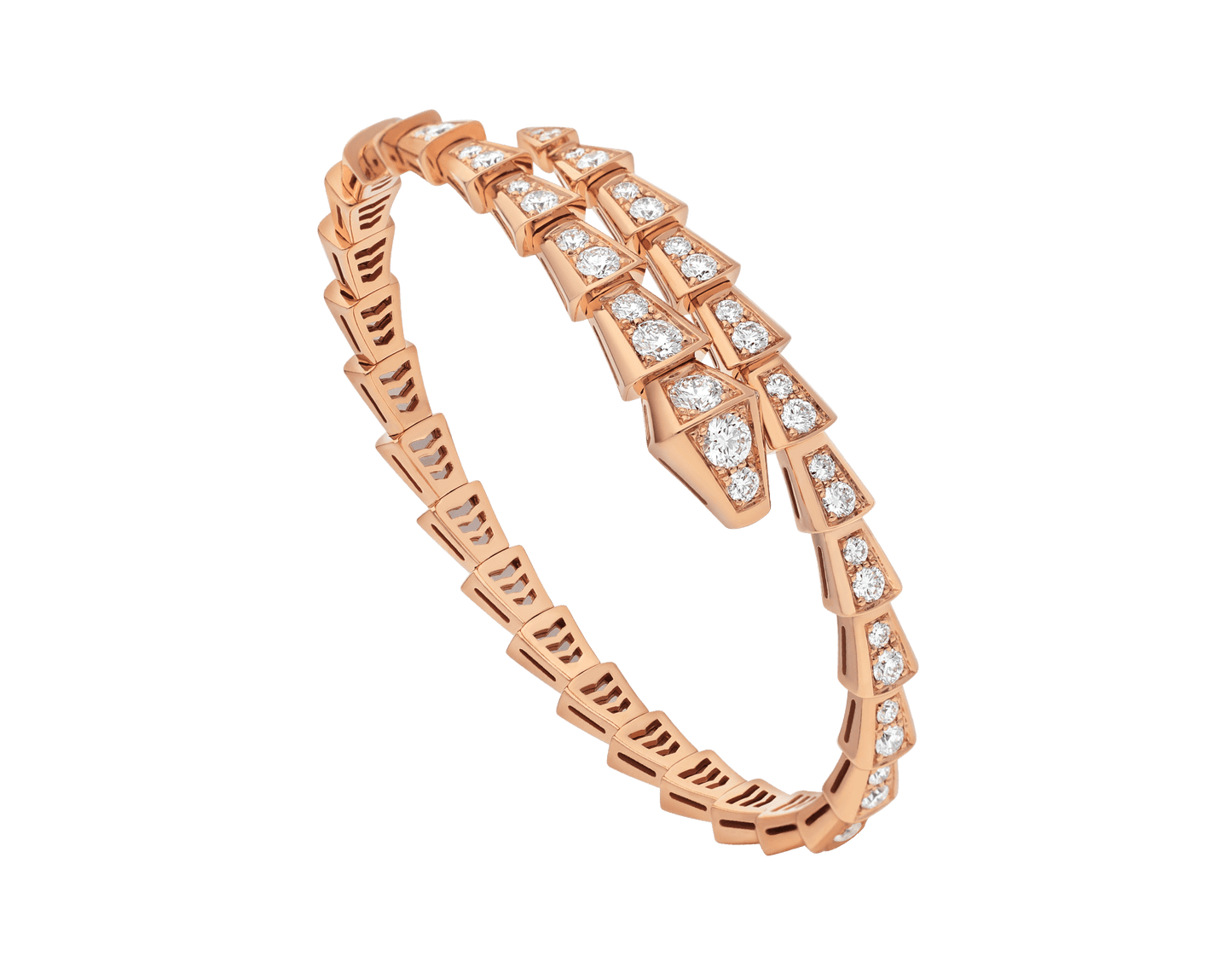 [Valéa jewellery]SERPENTI BRACELET 6.8MM PINK GOLD DIAMOND