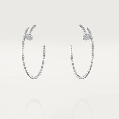 [Valéa jewellery]JUSTE EARRINGS FULL DIAMONDS 1.8MM